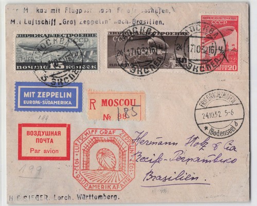 Zeppelinpost saf 1932 - 9.,