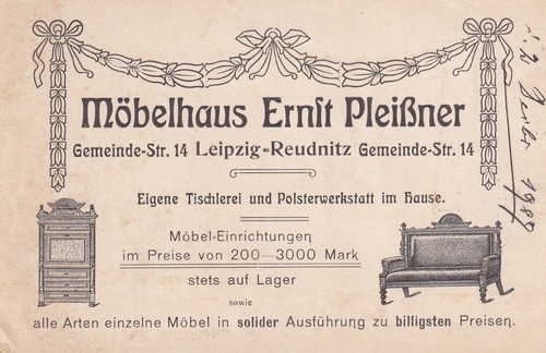 Leipzig reudnitz 1907 - reudnitz,