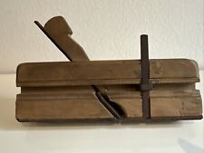 Alter Holzhobel - 2 Messer - Verstellbarer Anschlag