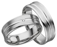 2x JC Trauringe Silber