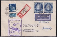 BERLIN GLOCKE LINKS 78 - IM PAAR + 75 HELIKOPTER POST - RARITÄT - MICHEL 240 €