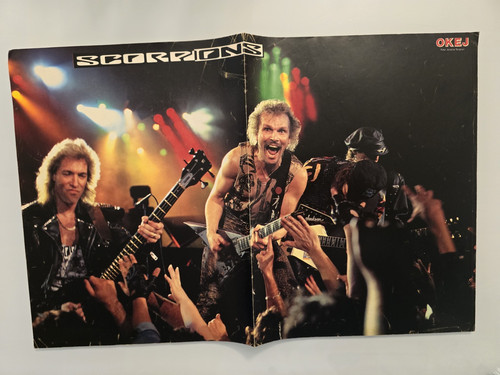 Scorpions very rare poster - 2,