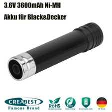 3600mAh 3.6V Ni-MH Akku Für Black&Decker VP100 VP130 VP600 VP230 VP321 151995-02