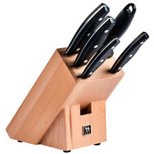 Zwilling Twin Pollux Messerblock inkl. 4 Küchenmessern & Wetzstahl Messer Set