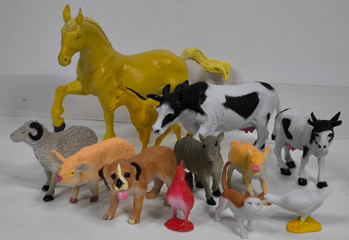 Bauernhoftiere set tiere - set, 12
