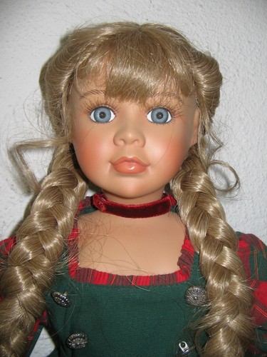 Künstlerpuppe porzellankopf - künstlerpuppe,