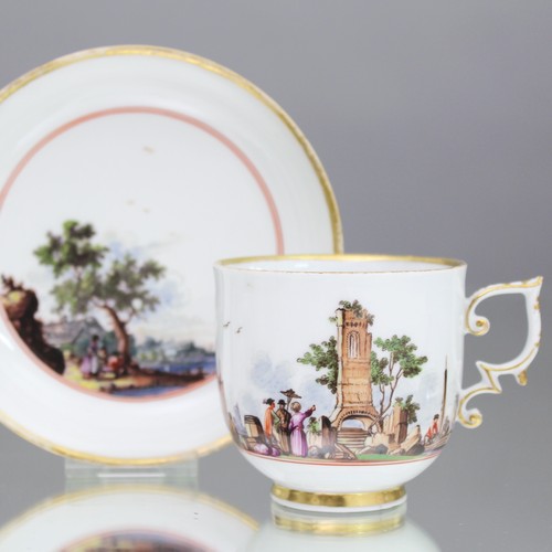 Meissen 1745 kaffeetasse - meissen, 1745: