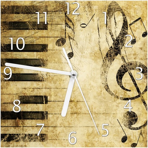 Wallario wanduhr aus glas - wallario,