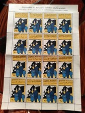 Ganzer Bogen "Siegelmarken des