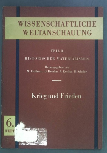 Krieg und frieden - krieg,
