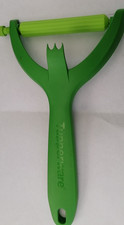 Tupperware Käseschneider  Käsehobel mit Stahlseil grün ca 21 cm  wenig benutzt