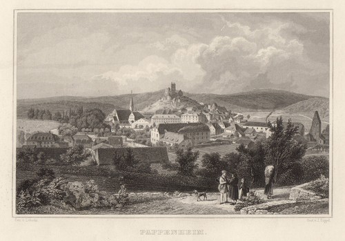 Pappenheim gesamtansicht - pappenheim,