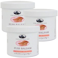 Fußpflege Balsam Fusscreme Entspannend und Pflegend Pullach Hof 250ml 3er Pack
