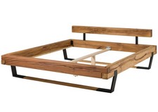 Balkenbett 180x200 Wildeiche