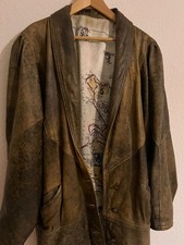 Vintage Ledermantel Braun -