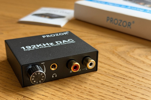 Prozor wandler 192khz - 192khz, dac
