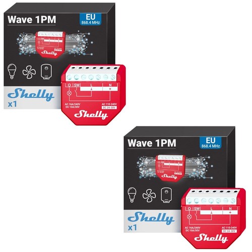 Shelly wave schaltaktor - 2x, z-wave