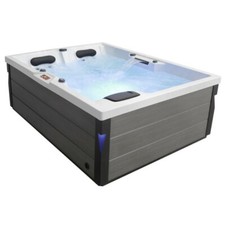 Komfortabler Aussenwhirlpool SPA Pool Schwimspas 220x160 grau