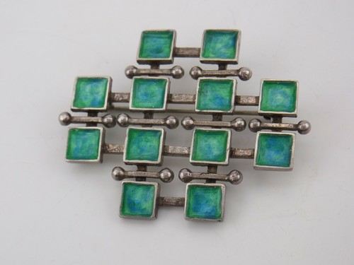 Designer brosche mit - mit, emaille