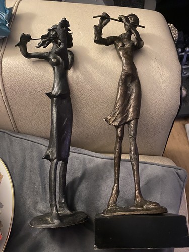Musik bronze figuren - musik, 1