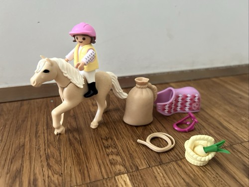 Playmobil pony mit kleiner - pony,