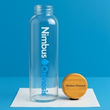 Glas Trinkflasche 550ml mit