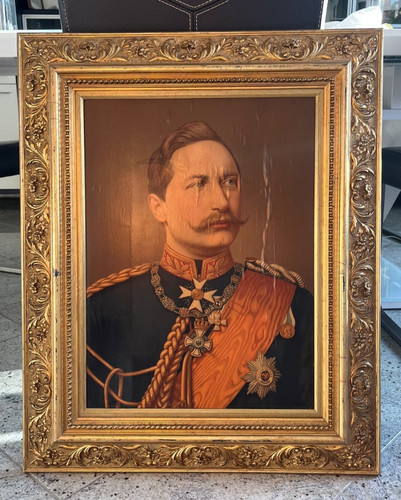 Bild öldruck kaiser wilhelm - bild,
