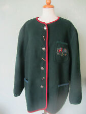 Schneiders Salzburg Trachtenjacke Jacke Trachten Janker dunkelgrün Größe 42 XL