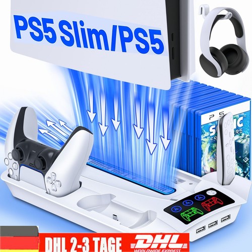 Ps5 standfuß mit lüfter - mit,