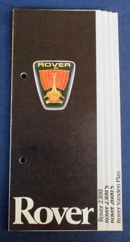 Prospekt brochure rover - brochure, sd1