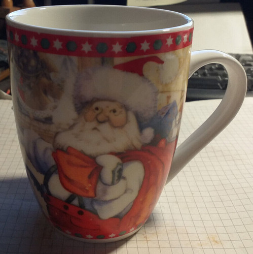 Nikolaus bzw weihnachtstasse - nikolaus-,