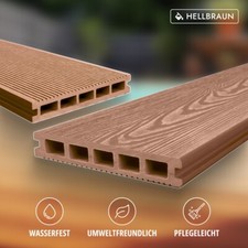 WPC Terrassendielen in Holzoptik 25mm Balkon Terrasse Premium Holz Diele, Muster