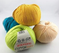 Cotton soft Bio Wolle von Mondial, 100% Baumwolle 