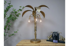 Retro Palme Tischlampe Leuchte