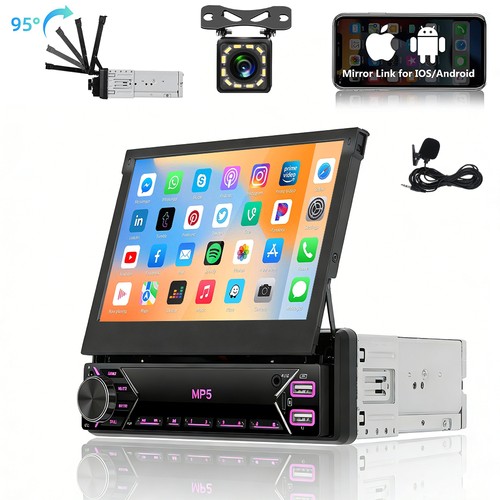 Touchscreen din autoradio - 1, 7"