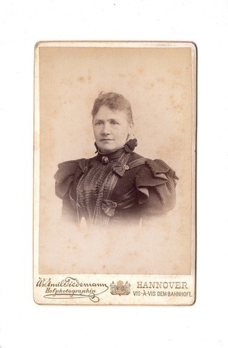 Cdv foto damenportrait - cdv,
