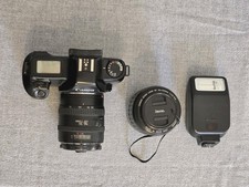 Canon EOS 1000 mit 2 Objektive 1:4.5-5.6/28 200 und 28 70 EF Zoom und Tasche 
