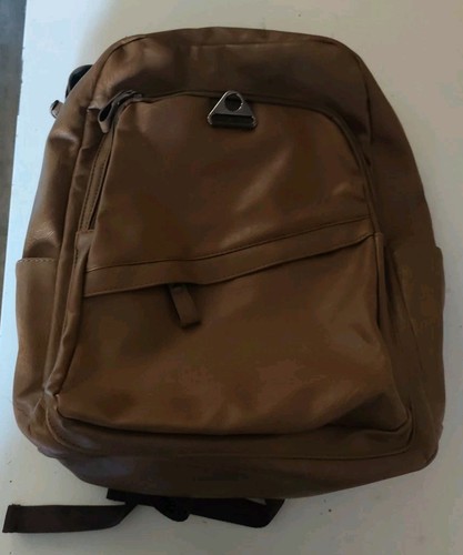 Brauner lederrucksack - brauner,