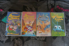 4 Videokassetten VHS Kinderfilme u. a. Walt Disney