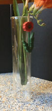 Glas Vase, Röhre mit Innenliegender Röhre