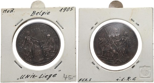 Medaille belgien exposition - -,