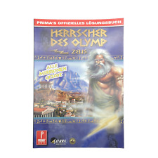 Zeus Herrscher Des Olymp PC Primas Offizielles Lösungsbuch Sierra Alle Missionen
