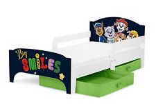 SMART Kinderbett 140x70cm PAW PATROL mit Bettkästen, Matratze und Rausfallschutz
