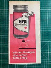 Kaffee Hag Schnellkaffee 60s