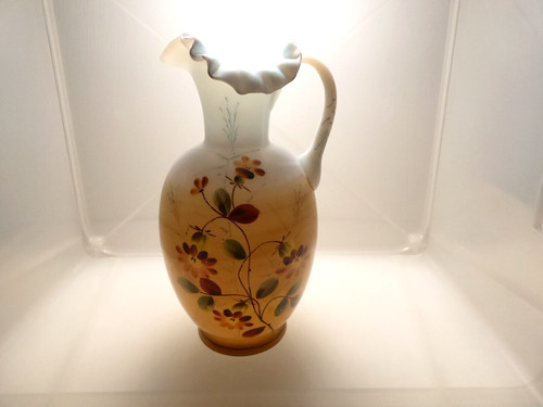 Antik opalinglas bauchige vase - antik,