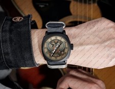 Russische Wappen #4 Kunst Aviator Stil Armbanduhr Nylon Armband