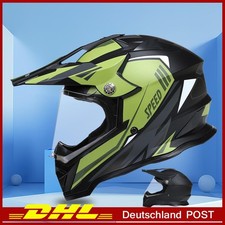 Schwarz/Grun Helm Integralhelm