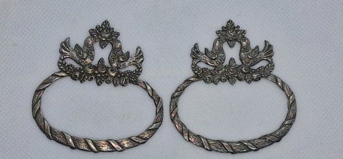 Antike serviettenringe zinn - 2x,