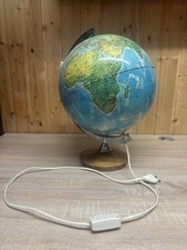 Vintage Leuchtglobus Weltkugel