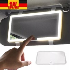 Auto Sonnenblende Schminktisch LED Licht Spiegel Sonnenschutz Touch Kosmeti